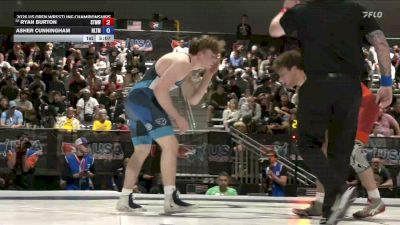 79 kg 1st Place Match - Ryan Burton, SERTC/ Titan Mercury Wrestling Club vs Asher Cunningham, NLWC/TMWC