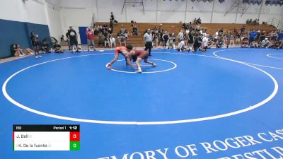 150 lbs Semifinal - Kolin De La Fuente, Ground Creatures vs Jacob Bell, Inland Elite