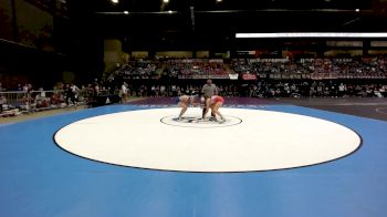 130 lbs Cons. Round 1 - Blake Lightfoot, Leavenworth HS vs Raelyn Kelly, Tecumseh-Shawnee Heights HS