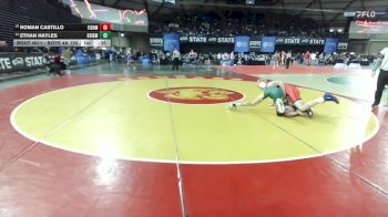 Boys 4A 150 lbs Cons. Round 3 - Ethan Hayles, Kentridge vs Roman Castillo, Eisenhower