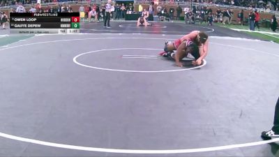 D4-165 lbs Champ. Round 1 - Owen Loop, Hudson vs Gaijye Depew, Newberry