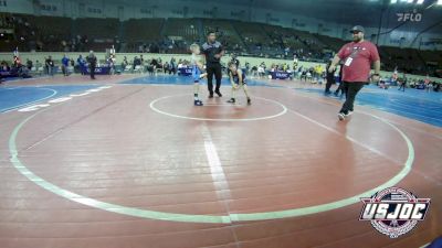 49 lbs Consi Of 8 #2 - Creed Long, Marlow Outlaws vs Jayce CLARK, Division Bell Wrestling