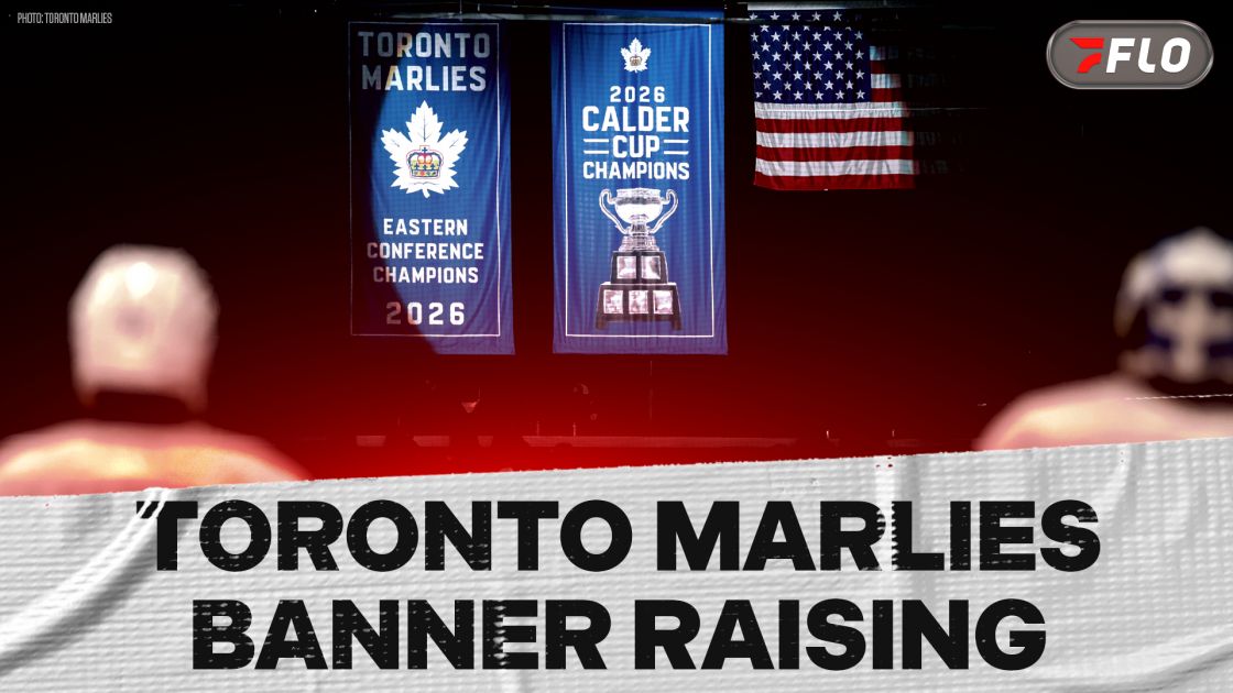 Toronto Marlies Raise Calder Cup Championship Banner