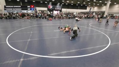 120 lbs Champ. Rd Of 16 - Morgan Johnson, Team Nazar Training Center vs Phoebe Gutierrez, Adams City Wrestling