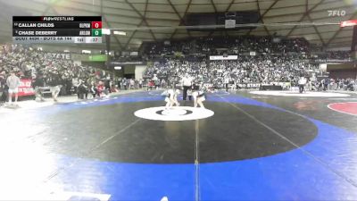 Boys 4A 144 lbs Cons. Round 2 - Callan Childs, Glacier Peak vs Chase Deberry, Arlington