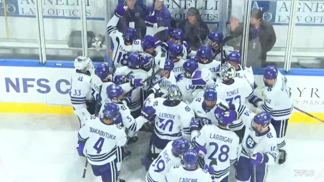 MUST SEE: Holy Cross Stuns Maine With Overtime Snipe