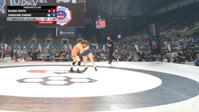140 lbs Cons. Rd Of 64 - Eliana White, Idaho vs Caroline Owens, Missouri