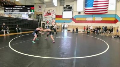 175 lbs Cons. Semi - Hadley Hudson, Thunder Basin vs Peyton Henderson, Campbell County