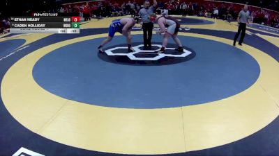 D3-285 lbs Cons. Round 1 - Ethan Heady, Meadowbrook vs Caden Holliday, W.S. Northwestern