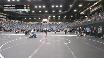 157 lbs Champ. Round 1 - Coby Vollmer, Central Christian College (KS) vs Nathan Brown, Murray State