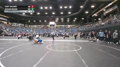 157 lbs Champ. Round 1 - Coby Vollmer, Central Christian College (KS) vs Nathan Brown, Murray State