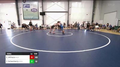 155 lbs Rr Rnd 4 - Cameron Milheim, Meatballs vs Tom Schechterly, Mat Assassins Blue