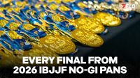 Every Final From 2026 IBJJF No-Gi Pans