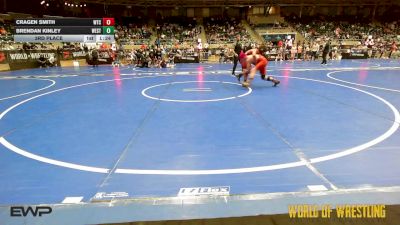 145 lbs 3rd Place - Cragen Smith, WTC vs Brendan Kinley, Westshore Wrestling Club