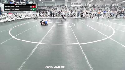 160 lbs Round Of 64 - Grayson Hagen, KS vs Ferhat Akdemir, RI