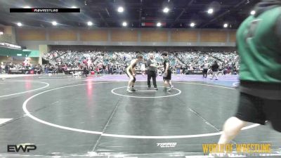 170 lbs Consi Of 8 #1 - Kaden Martinez, Sierra Sabers vs Donald Glenn, Willits Grappling Pack