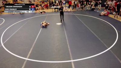 53 lbs Champ. Round 4 - Nelson Zwanziger, IA vs Luke Crawley, NE