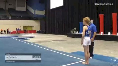 ALEX Swider - Floor, Indigo Gymnastics Center - 2021 USA Gymnastics Development Program National Championships
