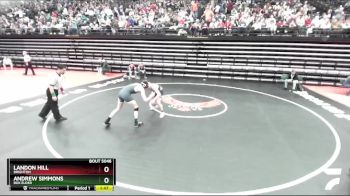 138 lbs Champ. Round 1 - Landon Hill, Brighton vs Andrew Simmons, Box Elder