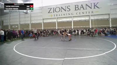 71 lbs 1st Place Match - Jayna Whitford, Sanderson Wrestling Academy vs Allison Tieken, Snake River Wrestling Club