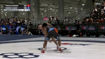 55 kg Cons. Semis - Fabian Gutierrez, Buies Creek Wrestling Club vs Kenneth Crosby, Nyac/NMU