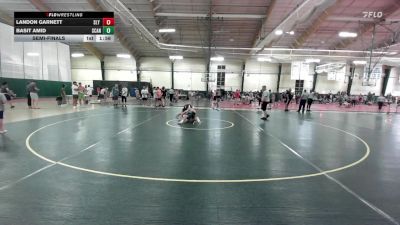 144 lbs Semifinal - Landon Garnett, Sly Fox Wrestling Club vs Basit Amid, Scanlan Wrestling Academy