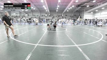 60 lbs Rr Rnd 2 - Owen Brink, Ragin Raisins Catawba ES vs Elliot Van Der Porten, Knights Wrestling Club