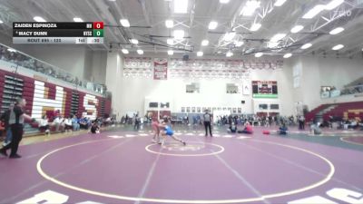 120 lbs Cons. Semi - Macy Dunn, Nyssa vs Zaiden Espinoza, Mt. Home