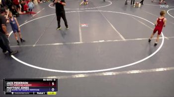 Quarterfinal - Jack Pederson, Summit Wrestling Academy vs Matthias Jones, Coon Rapids Mat Bandits Wrestling Club