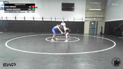 144 lbs Champ. Round 2 - Moses Mendoza, Gilroy vs Mike Jimenez, Rancho San Juan