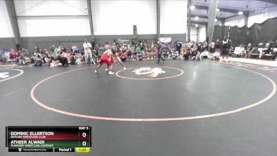 132 lbs Champ. Round 1 - Dominic Ellertson, Outlaw Wrestling Club vs Atheer Alwadi, Punisher Wrestling Company