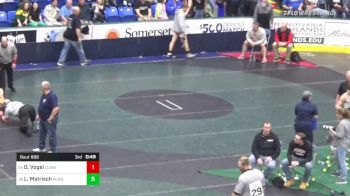 107 lbs Quarterfinal - Melvin Miller, Bishop McCort vs Brock Rothermel, Line Mountain