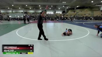 75 lbs Champ. Round 1 - Joey Marzullo, Nolensville Wrestling Club vs Nolan Liles, Rabbit Wrestling Club