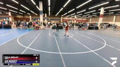 130 lbs Round 1 - Tayla Skelley, Texas vs Zoe Bennett, ReZults Wrestling