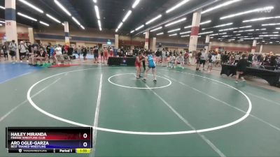 112 lbs Quarterfinal - Hailey Miranda, Finesse Wrestling Club vs Aro Ogle-Garza, Best Trained Wrestling