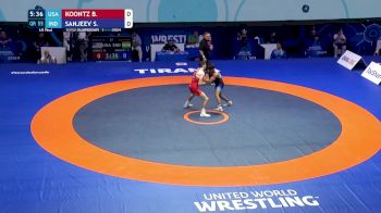 55 kg 1/8 Final - Brady Andrew Koontz, United States vs Sanjeev Sanjeev, India