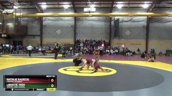 100 lbs Quarterfinal - Libertie Nigh, Urbana High School vs Natalie Radecki, Caravel Academy