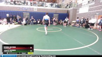 175 lbs Cons. Round 3 - Vance Barber, Hawk Mat Club vs Ryden Snyder, Unaffiliated