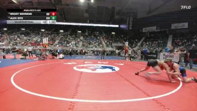 3A-165 lbs Quarterfinal - Brody Behrend, Buffalo vs Alex Sitz, Cody