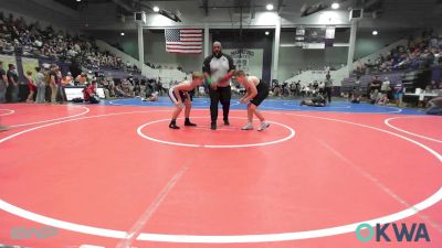 120 lbs Consolation - Mac Butler, Raw vs Able Greenwood, Mannford Pirate Youth Wrestling
