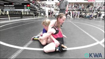 75 lbs Rr Rnd 2 - Millie Bishop, Redskins Wrestling Club vs Alicen Quillin, Chickasha Youth Wrestling