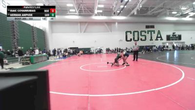 150 lbs Cons. Round 2 - Isaic Covarrubias, Montebello vs German Ampude, Cabrillo/Long Beach