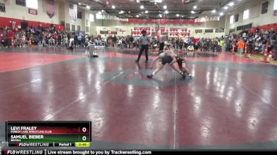 90 lbs Semifinal - Samuel Bieber, Bemidji vs Levi Fraley, Forest Lake Wrestling Club