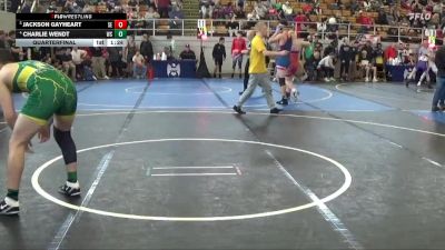 192 lbs Quarterfinal - Jackson Gayheart, Seneca East vs Charlie Wendt, Independent