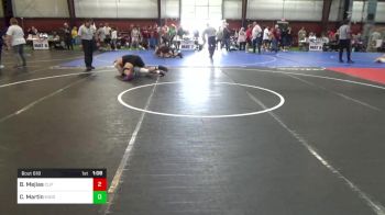 220 lbs Consolation - Bryann Mejias, Cliffside Park vs Connor Martin, Middlesex