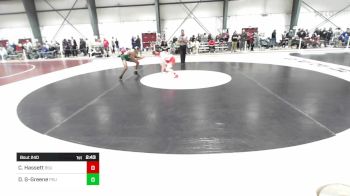 149 lbs Consi Of 16 #1 - Colin Hassett, Bridgewater vs Damari Goldsmith-Greene, Plymouth