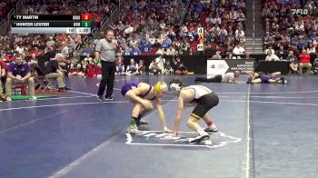 1A-106 lbs Semifinal - Ty Martin, Don Bosco vs Hunter Lester, West Bend-Mallard