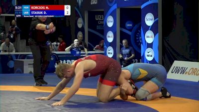 97 kg Final 3-5 - Milan Andras Korcsog, Hun vs Danylo Stasiuk, Ukr