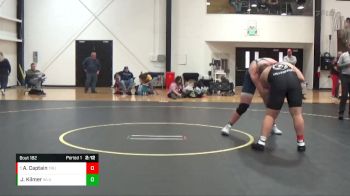 285 lbs Quarterfinal - Andrew Captain, Trine University vs Jamie Kilmer, West Liberty