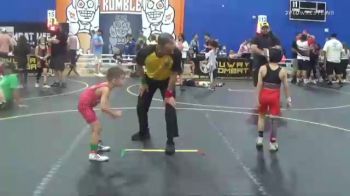 46 lbs Round 5 (6 Team) - Kolby Pitzen, East Kansas Eagles vs Eli Veldman, Midwest Xtreme Wrestling